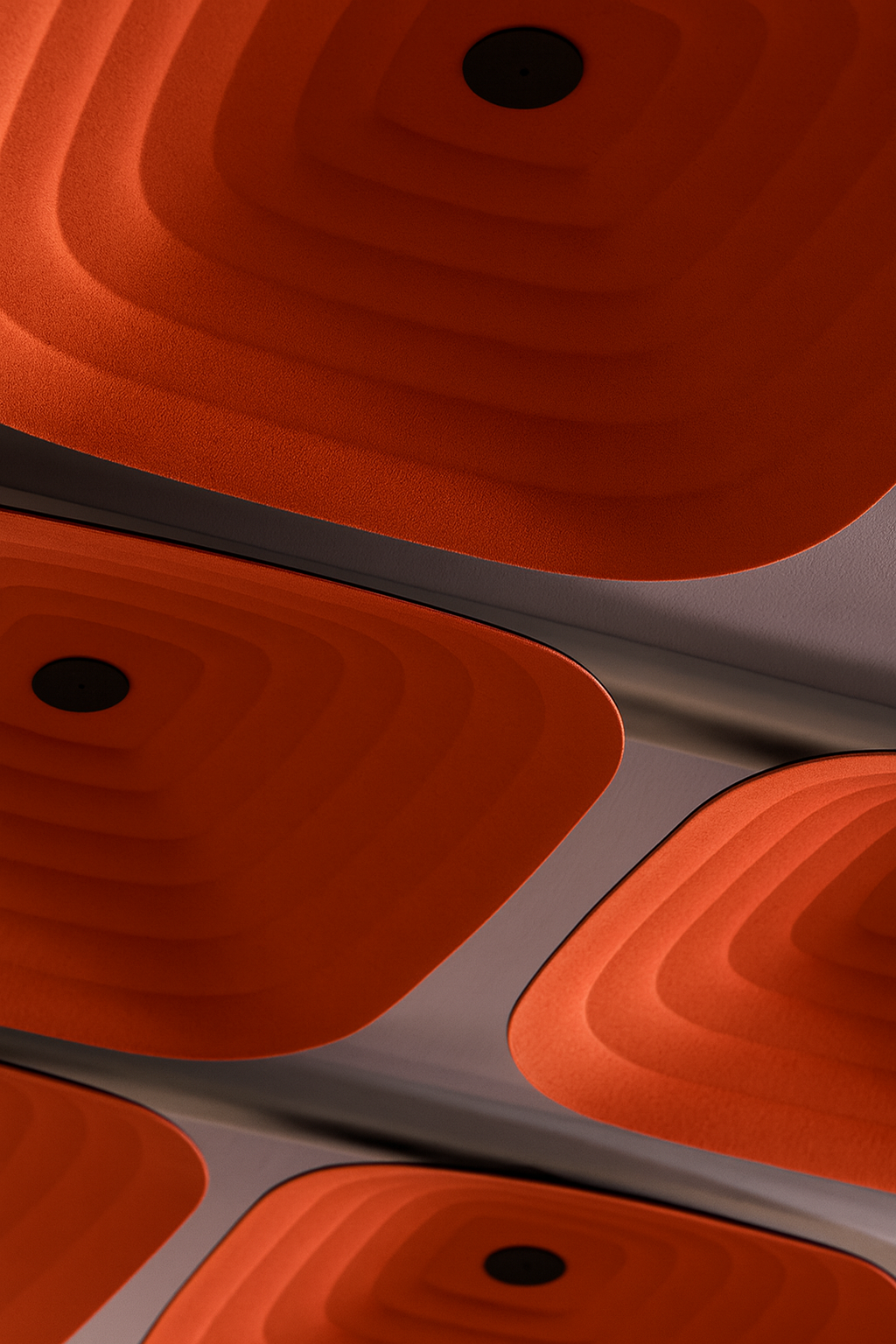 Акустический потолок из формованного фетра